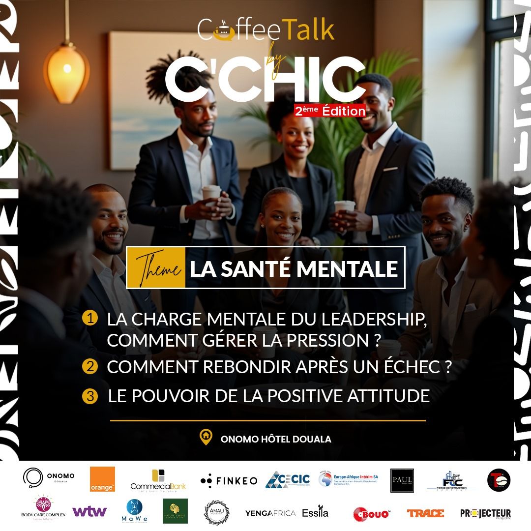 une grande partie des intervenants du coffee talk by c'chic-santé-mentale-evènement-a-douala-projecteur-magazine