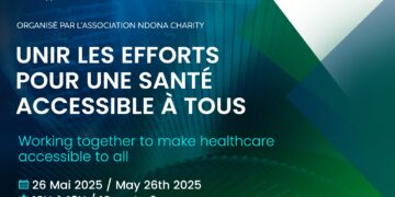 Affiche Sommet Santé Europe-Afrique, organisé par Daniel Bibiana, présidente de l'association Ndona Charity